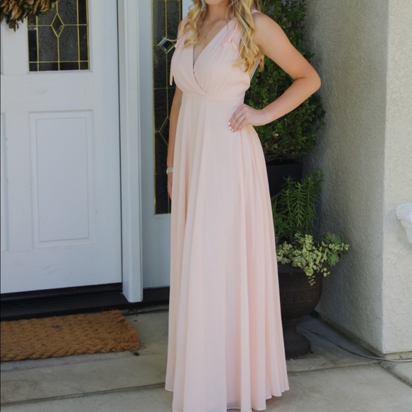 Lulus Dresses & Skirts - LU LU BLUSH MAXI DRESS